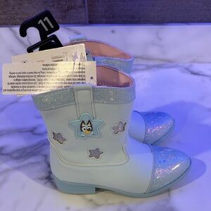 Bluey light up Cowgirl Boots with Star Accents